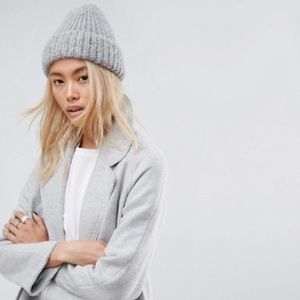 Only worn once! Grey ASOS beanie